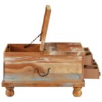 Table basse Bois de récupération 70 x 70 x 38 cm – Image 4