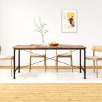 Table à manger Bois de récupération massif 180 cm