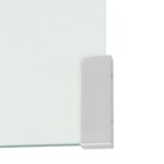 Table basse 98x45x30 cm Verre trempé Transparent – Image 4