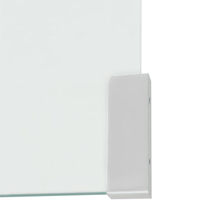 Table basse 98x45x30 cm Verre trempé Transparent – Image 4