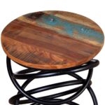Table d'appoint Bois de récupération massif – Image 5