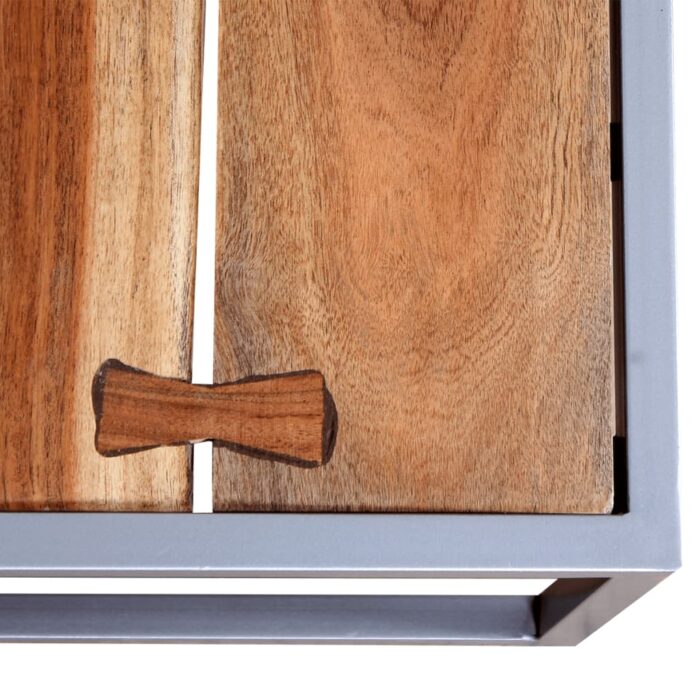 Ensemble de table basse 2 pièces Bois d'acacia massif – Image 6