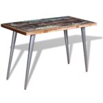 Table à manger Bois de récupération 120x60x76 cm – Image 2