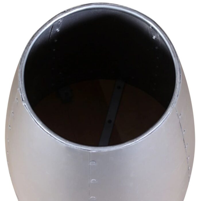 Tabouret aviateur Bois de récupération massif – Image 6