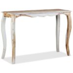 Table console Bois massif 110x40x76 cm – Image 3