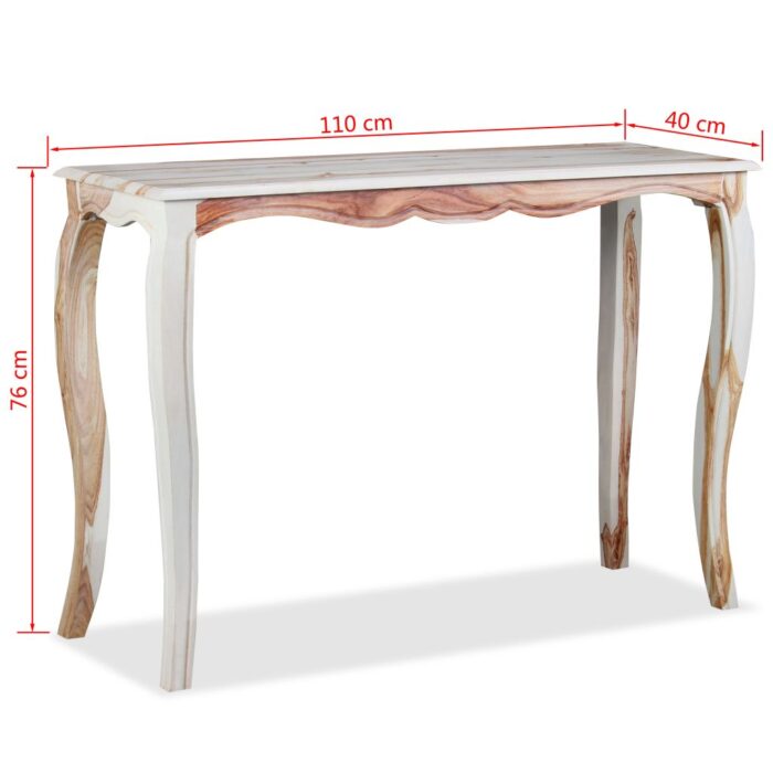 Table console Bois massif 110x40x76 cm – Image 8