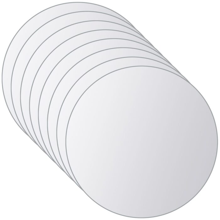 Carreau de miroir 8 pcs Rond Verre – Image 2