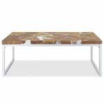 Table basse Teck Résine 110x60x40 cm – Image 5