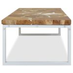 Table basse Teck Résine 110x60x40 cm – Image 6