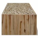 Table basse Teck véritable 90x50x30 cm – Image 3
