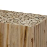 Table basse Teck véritable 90x50x30 cm – Image 4