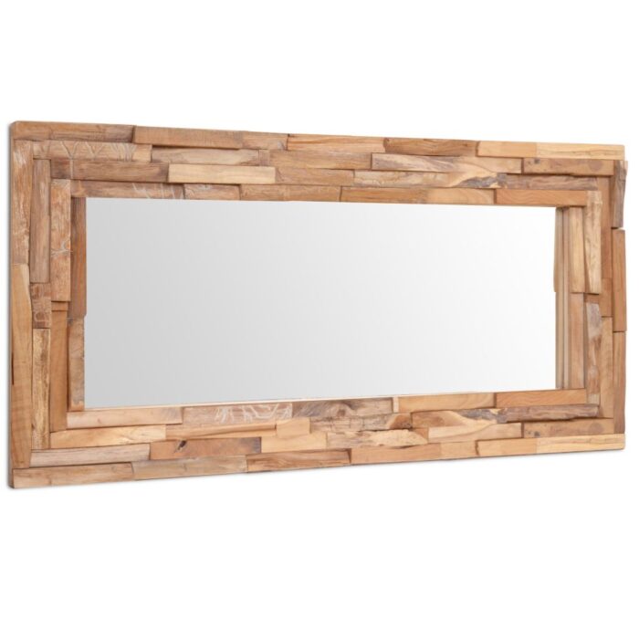 Miroir décoratif Teck 120x60 cm Rectangulaire – Image 2