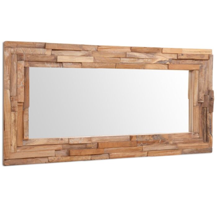 Miroir décoratif Teck 120x60 cm Rectangulaire – Image 4