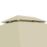 Belvédère convertible en balancelle Blanc crème – Image 4