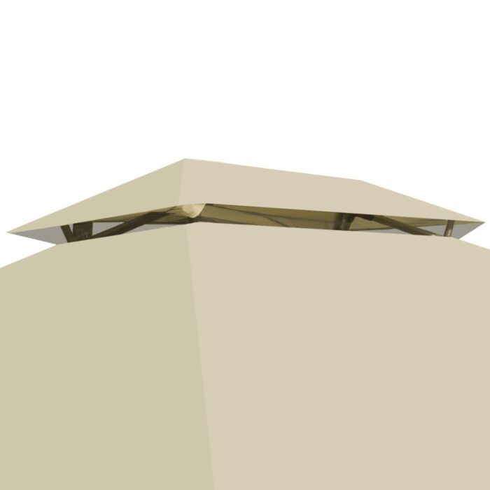 Belvédère convertible en balancelle Blanc crème – Image 4