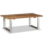 Table basse Bois de récupération massif 100x60x38 cm – Image 3