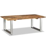 Table basse Bois de récupération massif 100x60x38 cm – Image 5
