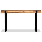 Table console Bois de récupération massif réglable – Image 6