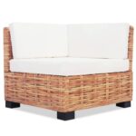 Ensemble de canapés 16 pcs Rotin naturel – Image 3