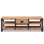 Mobilier de salon 3 pièces Bois d'acacia massif – Image 2
