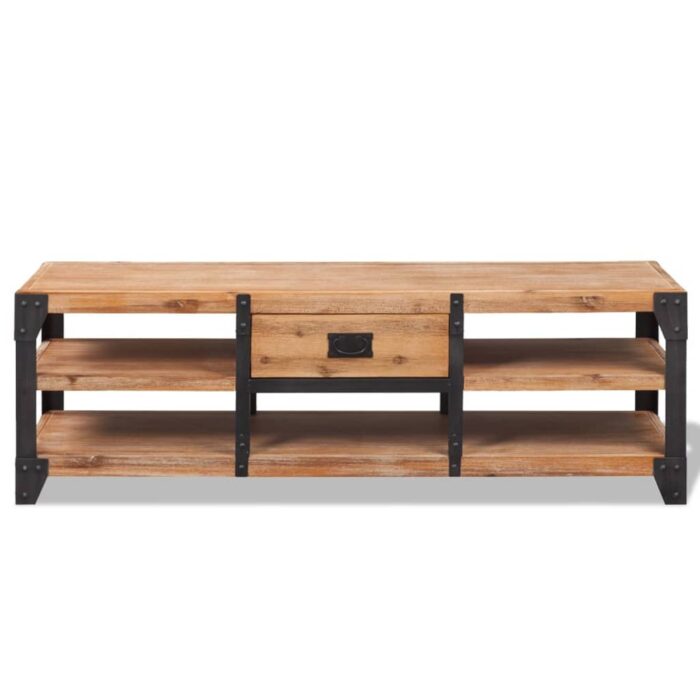 Mobilier de salon 3 pièces Bois d'acacia massif – Image 2