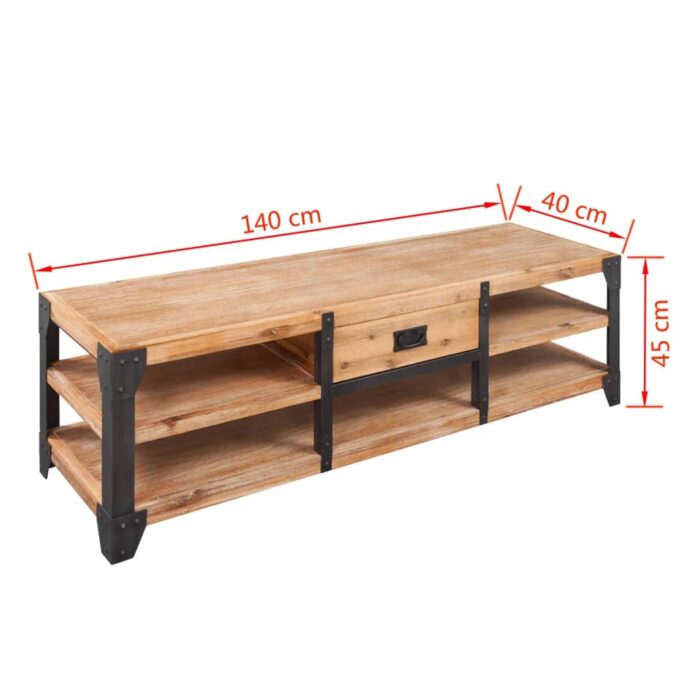 Mobilier de salon 3 pièces Bois d'acacia massif – Image 5