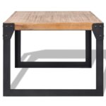 Mobilier de salon 3 pièces Bois d'acacia massif – Image 8