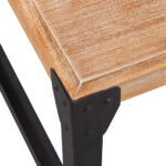 Mobilier de salon 3 pièces Bois d'acacia massif – Image 9
