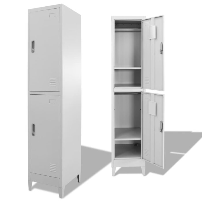 Armoire à casier avec 2 compartiments 38x45x180 cm – Image 1