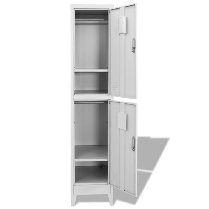 Armoire à casier avec 2 compartiments 38x45x180 cm – Image 3