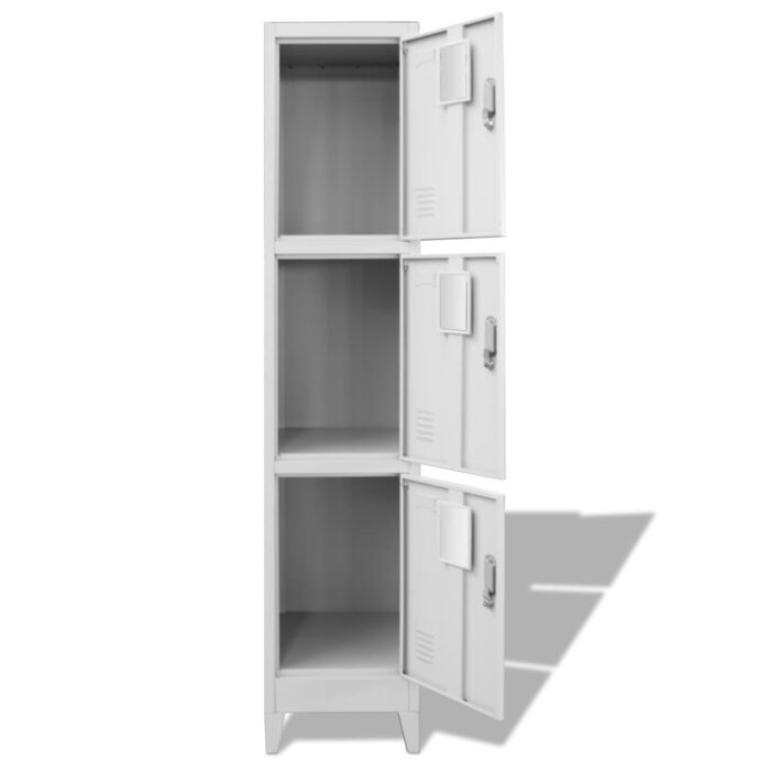 Armoire à casier avec 3 compartiments 38x45x180 cm – Image 2