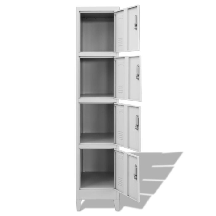 Armoire à casier avec 4 compartiments 38x45x180 cm – Image 2