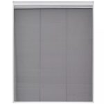 Moustiquaire plissée pour fenêtre et store Aluminium 80 x 100cm – Image 2