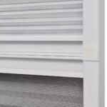 Moustiquaire plissée pour fenêtre et store Aluminium 80 x 120cm – Image 4
