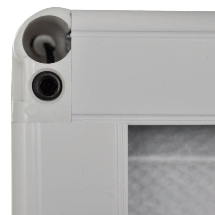 Moustiquaire plissée pour fenêtre et store Aluminium 80 x 120cm – Image 5