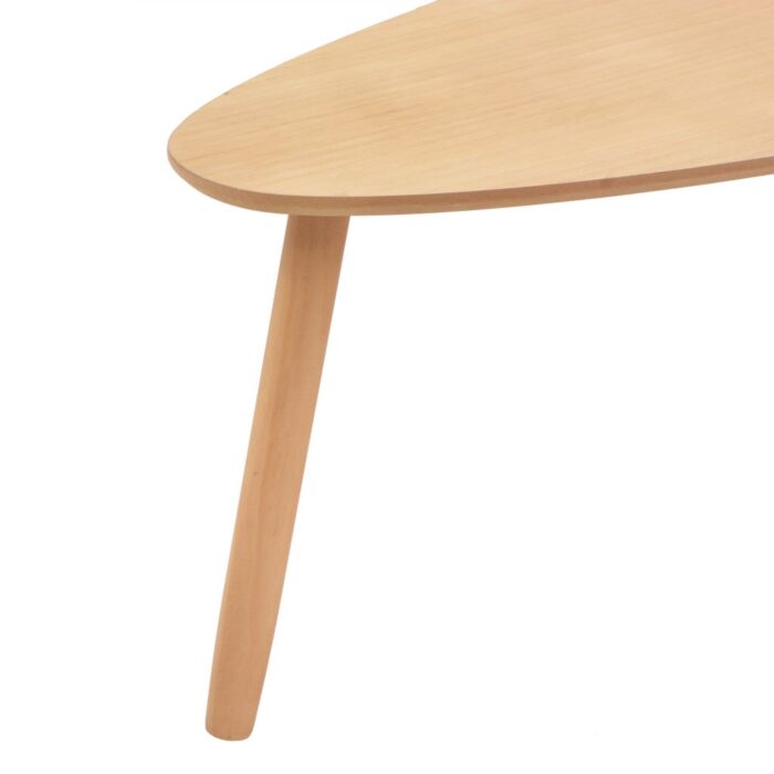 Ensemble de tables basses 2 pcs Bois de pin massif Marron – Image 8