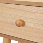 Table de chevet 2 pcs Bois de pin massif 40 x 30 x 61 cm Marron – Image 5