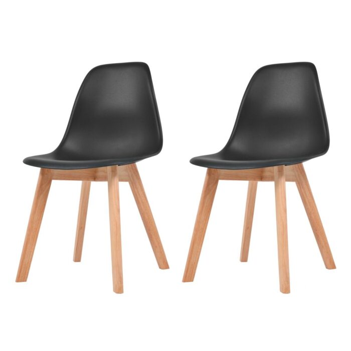 VXL8718475565444_a_en_hd_1.jpg Chaises à manger lot de 2 Noir Plastique – Image 1