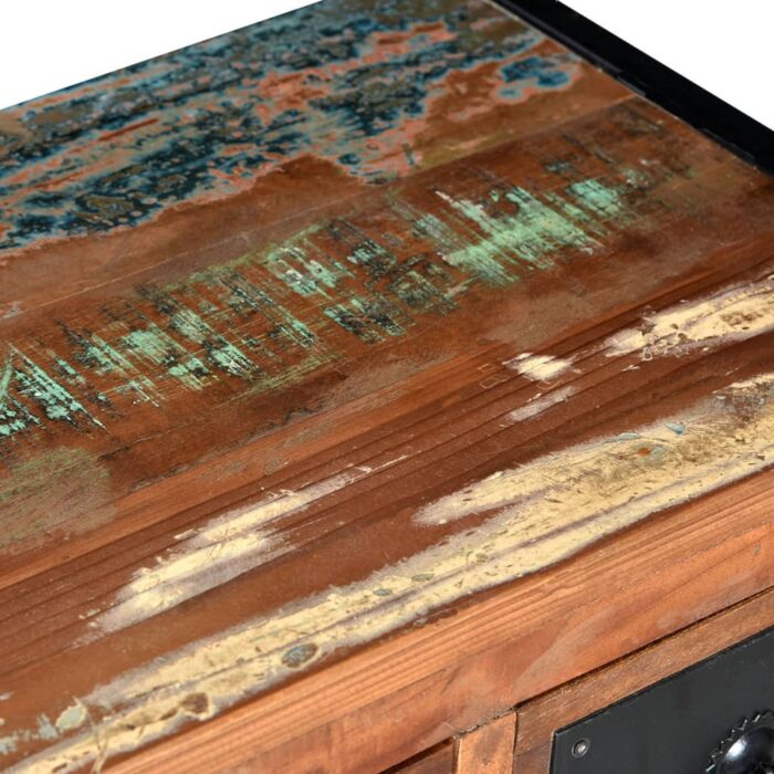 Casier à bouteilles 16 bouteilles Bois massif de récupération – Image 7