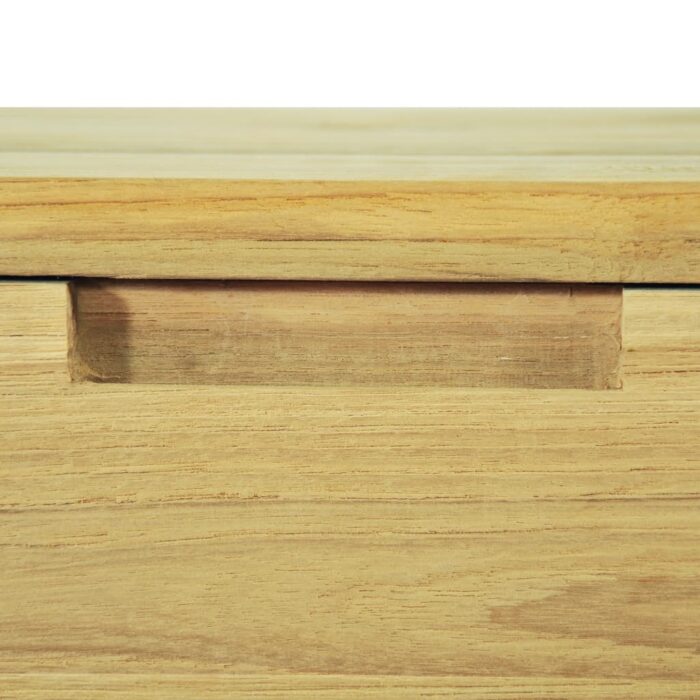 Table console 120x35x76 cm Teck massif – Image 8