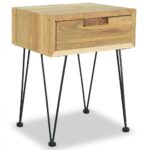 Table de chevet 40x30x50 cm Teck – Image 2