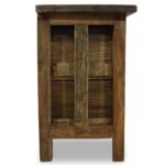Table de chevet bois massif d'acajou 40x30x51 cm – Image 4