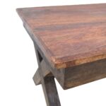 Table basse bois de récupération mélangé 110x60x45 cm – Image 3