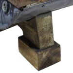 Table basse bois de récupération mélangé 90x50x35 cm – Image 8