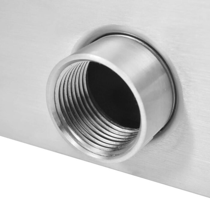 Fontaine d'étang Acier inoxydable 45 x 30 x 65 cm Argenté – Image 5