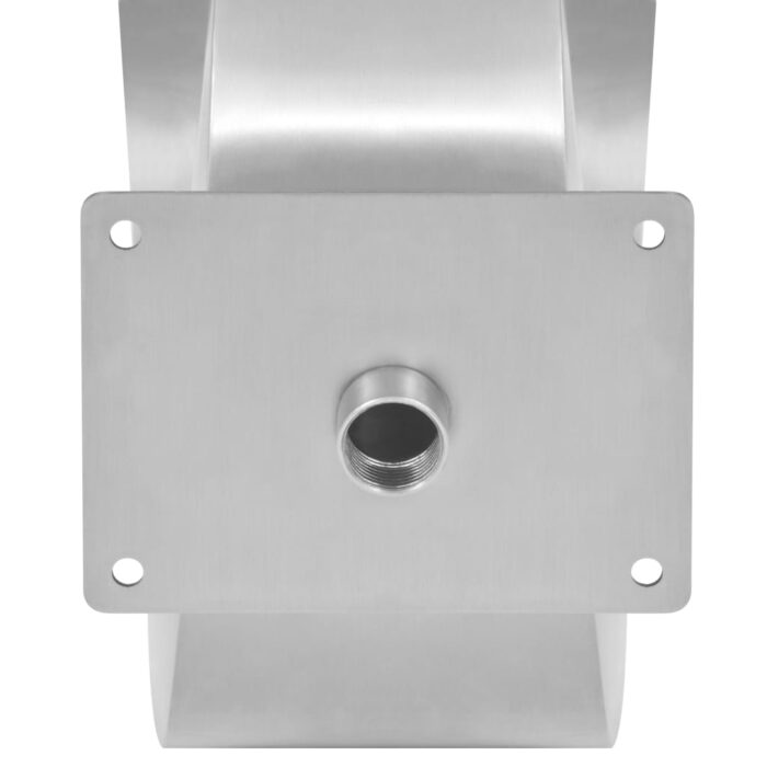 Fontaine d'étang Acier inoxydable 50 x 30 x 53 cm Argenté – Image 3