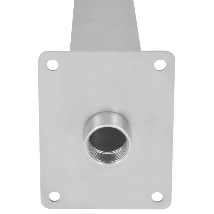 Fontaine d'étang Acier inoxydable 50 x 30 x 90 cm Argenté – Image 3