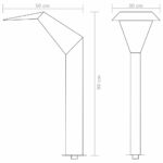 Fontaine d'étang Acier inoxydable 50 x 30 x 90 cm Argenté – Image 6