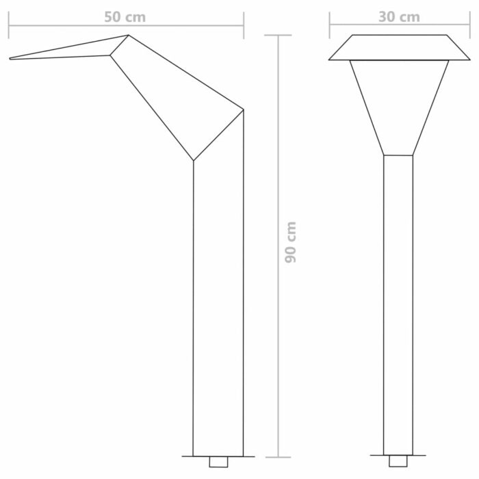 Fontaine d'étang Acier inoxydable 50 x 30 x 90 cm Argenté – Image 6