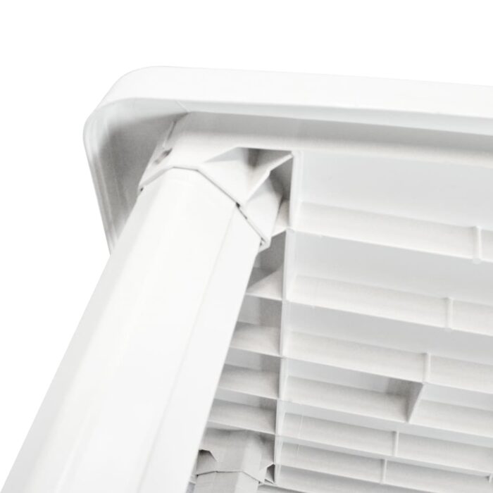 Table de jardin Blanc 101 x 68 x 72 cm Plastique – Image 2